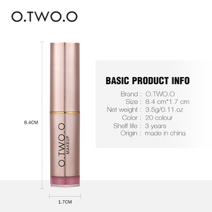 O.TWO.O Cosmetics Makeup Kit Kiss Proof Lipstick Waterproof Matte Lipstick