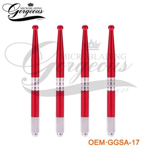 Permanent Feature And Tattoo Gun U Shaped Disposable Microblading Pen For Eyebrow Makeup