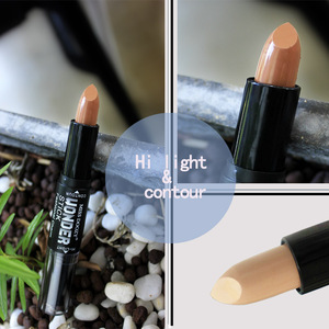 private label double-end highlight brighten concealer and contour foundation makeup contour