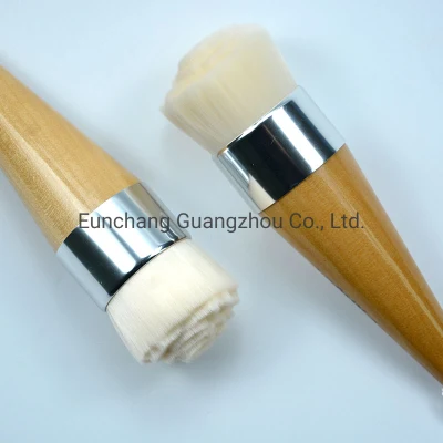 Rose Facial Cleansing Brush Cleanser Facial Exfoliate Brush Wooden Handle