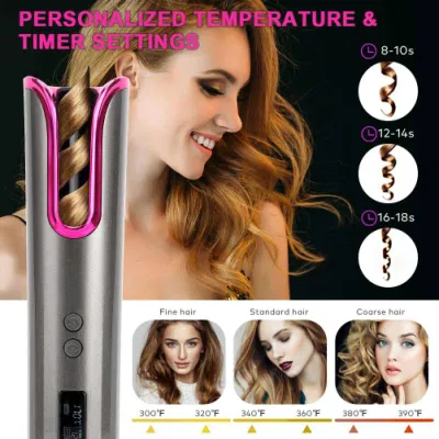 Rotating Curling Iron Large Volume