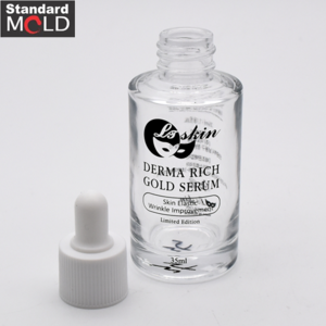 Round Glass Dropper Bottle 35ml for essential oil and Glass Dropper Bottle 35ml for Ample