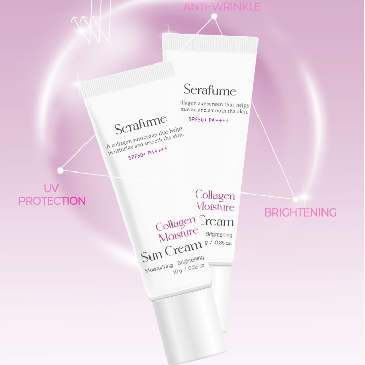 Seraphim Collagen Moisture Sunscreen, Suncream, UV protection, whitening, wrinkle improvement