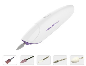 Touchbeauty versatile electric nail care tools with LED light and strong motor
