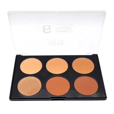 Ushas Brand Es2614A Contouring Profile Shadow Nose Shadow 6-Color Contouring Pressed Powder