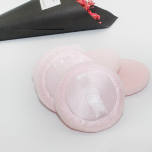 Wholesale Beauty Compressed Cosmetic Loose Cotton Puff Makeup Compact Powder Puff Customized