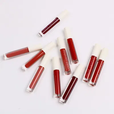 Wholesale High Quality Matte Nude Liquid Lipstick Private Label Lip Gloss Waterproof Vegan Cosmetics