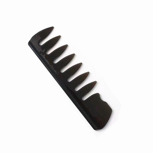 Wide Teeth Afro Comb Insert Curly Wig Comb Hair brush Hair Fork Pick Comb Plastic Handle Hairdressing Design Styling Tool