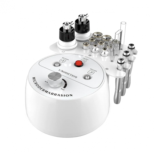 Diamond Microdermabrasion Machine Professional, 3 in 1 Dermabrasion Facial Peeling Skin Care Device for Salon Personal Home Use