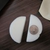 Half-Moon White Makeup Sponges For Sale