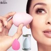 Wholesale customized private label latex free pink water drop soft face foundation makeup egg puff beaty beauty sponge blender