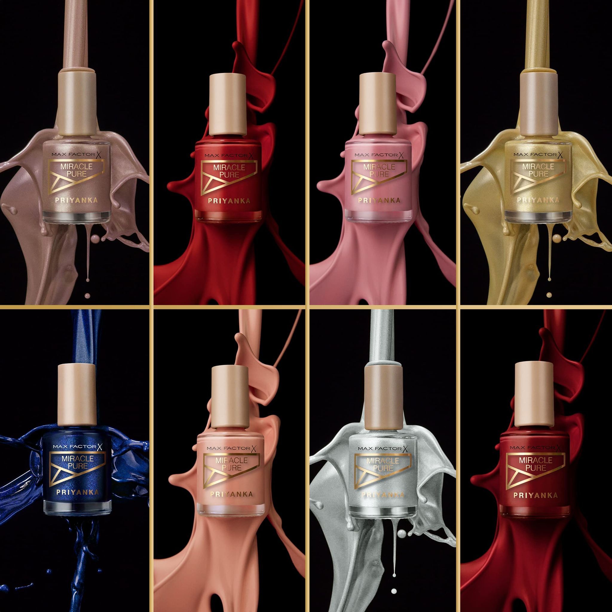 MaxFactor x Miracle Pure Priyanka Nail Polish 12mls (6 Variants)