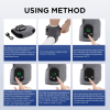 Heating and vibration massage device for Ankle
