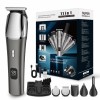 Manufacturer Customized LED Display 6 in 1 Hair Clipper Kit USB Charging Professional Men's Metal Electric Hair Clipper