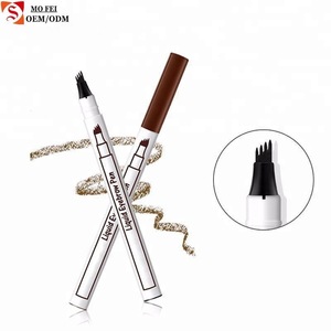 2018 hot selling high quality long lasting waterproof 3D eyebrow pencil with 3 colors