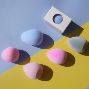 2020 Makeup Trends Wholesale Microfiber Sponge Makeup Cosmetic Blender Foundation Blending Velvet Makeup Sponge