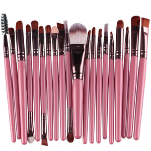20pcs Amazon your own brand organic oem novelty personalized foundation kabuki make-up cosmetic set make up makeup brush