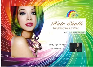 36 QUALITY COLOUR SOFT TEMPORARY HAIR CHALKS DYE- WASH OUT Popular