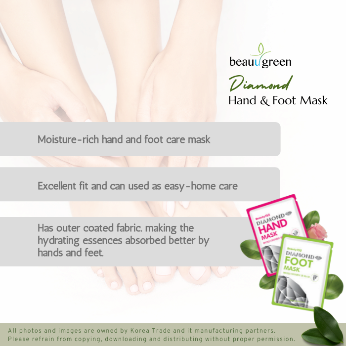 BEAUUGREEN DIAMOND HANDS AND FEET MASK