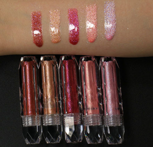 Best Selling Multi Colors Custom Moisturizing High Glitter Shiny Lip Gloss With Your Own Brand