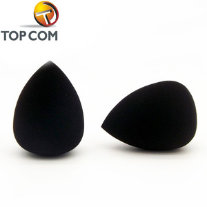 Black drop microfiber natural beauty sponge