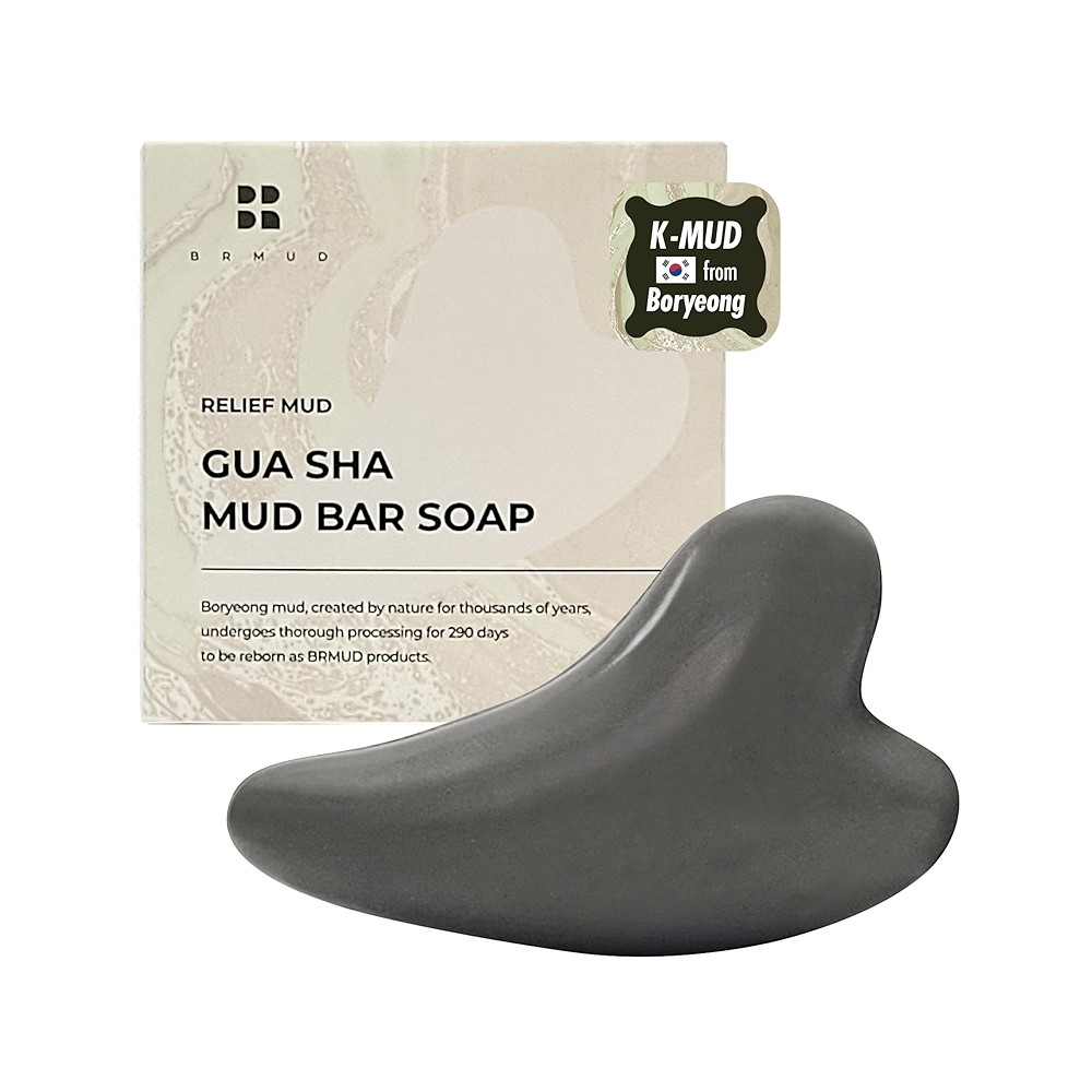 (BRMUD) Relief Mud Gua Sha Mud Bar Soap 100g