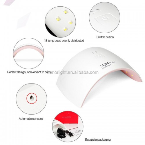 China factory 36w sun 9c plus professional led uv lamp led nail light nail dryer for gel nails