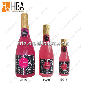China wholesale bulk champagne bottle clear spa liquid bubble bath