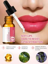 Cosmetics Lip Plumper Enhancer Organic Natural Moisturize Essential Lip Oil