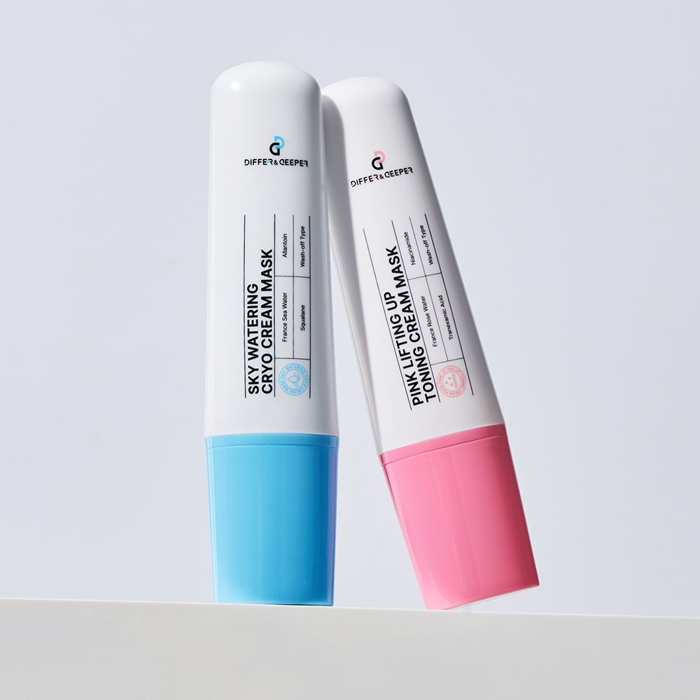 CPNP_DIFFER&amp;DEEPER Sky &amp; Pink Cream Mask, Moisturize, Toning, Tone up, Mask, wash-off