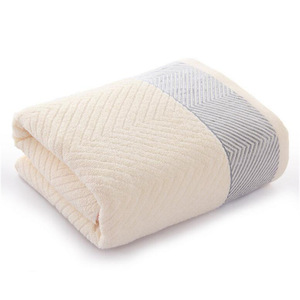 Customized Jacquard Cotton Bath Towels Sets Hotel Supply Made In China