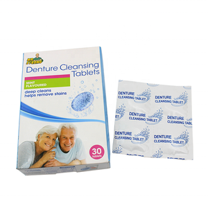 Denture Care Products Home Use Denture Cleansing Tablets for Oral Hygiene