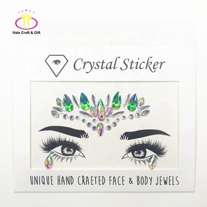 Eye Shadow Decoration Face Gems Jewels Body Art Rhinestones Adhesive Stickers