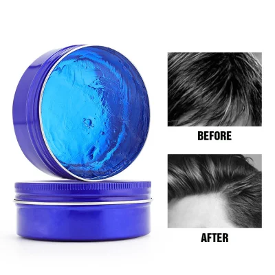 Fashion Water-Based Easy to Clean Hair Style Wax Strong Hold Hair Wax for Men