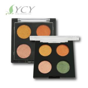 Four colors high-quality custom eyeshadow palette