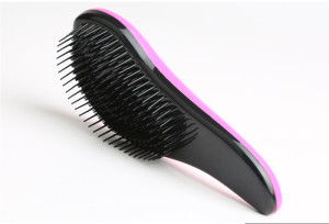 Hair Brush Comb Styling Tools Shower Electroplate Detangling Massage Comb