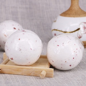 High essence oil Rose dry flower SPA bath fizzy/bombs whitening moisturizing romantic bath salt bubble OEM