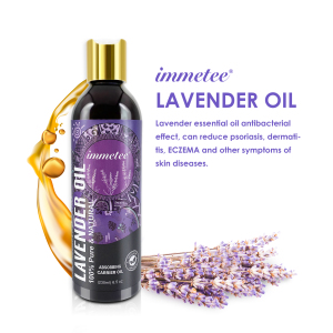Jamaican Castor Oil Lavender Natural Aromatherapy Massage Oil | for Hair and Skin - 6.5oz / 230ml Essential Massage Oil