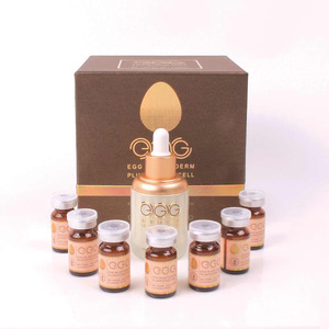 Korean cosmetic manufacturing OEM skin care set whitening essence anti aging serum egg stem cell serum