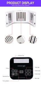 led therapy 7 color face mask light phototherapy lamp machine also have 4 color with good effect