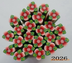 LNU-2029 nail art 3D Fimo Canes & Soft Clay fruit slice & nail art decoration