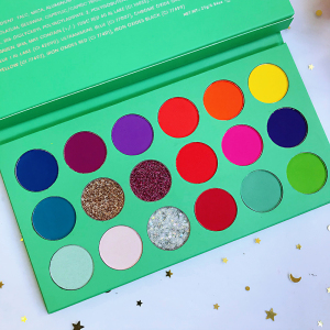 Low Moq Private Label Pressed Pigment Eyeshadow Palette With Your Own Brand Name