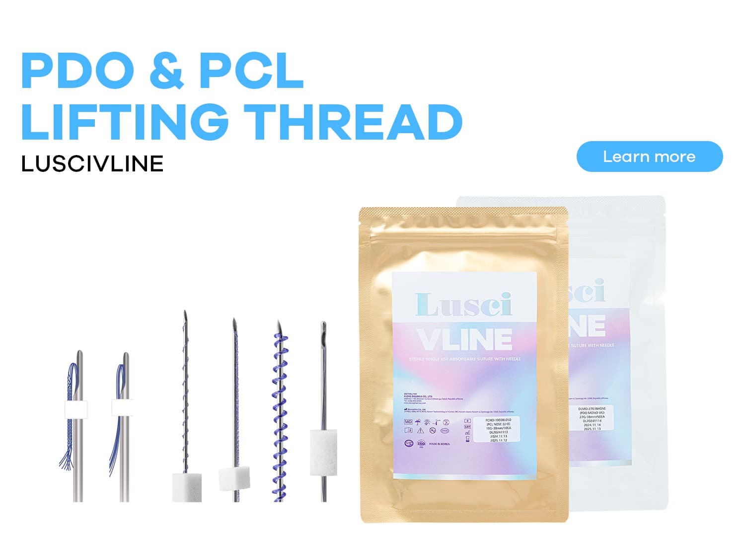 LusciVLINE Fils Tenseurs PDO PCL Thread