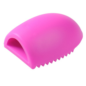 Makeup Brush Cleaning Tools Colorful Silicone Finger Glove Brush Cleaner Scrubber