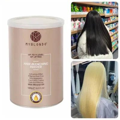Nourishes Repair Damaged Fading Cream Color Dye Private Label Hair Bleaching Powder