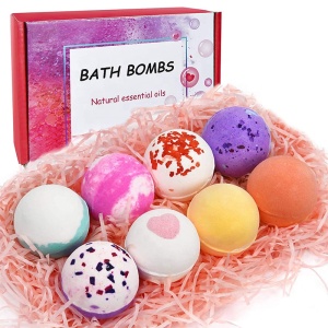 OEM Private Label Custom Packing Gift Set Rich Bubble Vegan Natural Organic Colorful Shimmer Fizzy Bath Bombs
