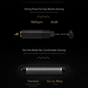 Original Xiaomi Electric Shaver Smart Mini Portable Razor Fully Metal Body trimmer Cordless Shavers