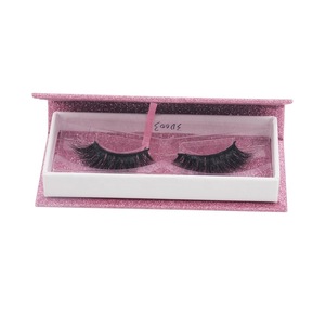 premium 3D  silk lashes faux strip wholesale Top Luxury Fiber Synthetic False eyelash