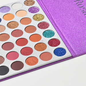 Private Label Cosmetics Makeup 35 Color Cardboard Eyeshadow Palette