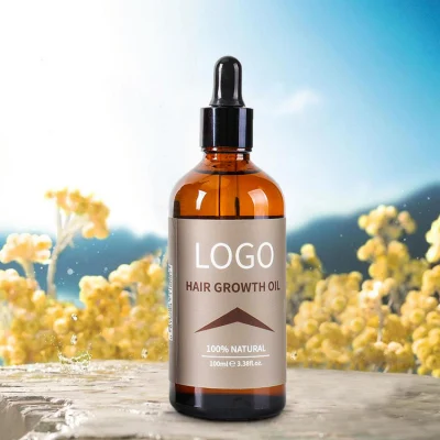 Private Label Custom Head Massage Hair Loss Prevention Ginger Oil